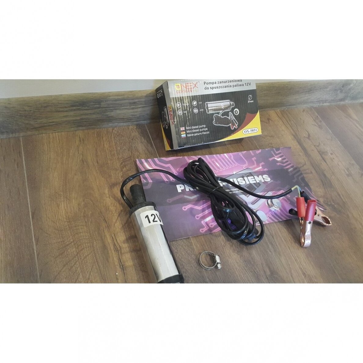 Elektrinis tepalo/kuro siurblys 12V Onex OX-5051 8