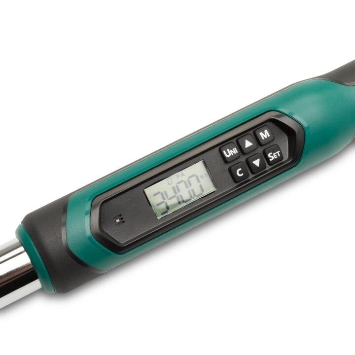 1/2" Dinamometrinis raktas profesionalus skaitmeninis 34-340Nm su kampo matavimo funkcija 4 1/2" Dinamometrinis raktas profesionalus skaitmeninis 34-340Nm su kampo matavimo funkcija 4