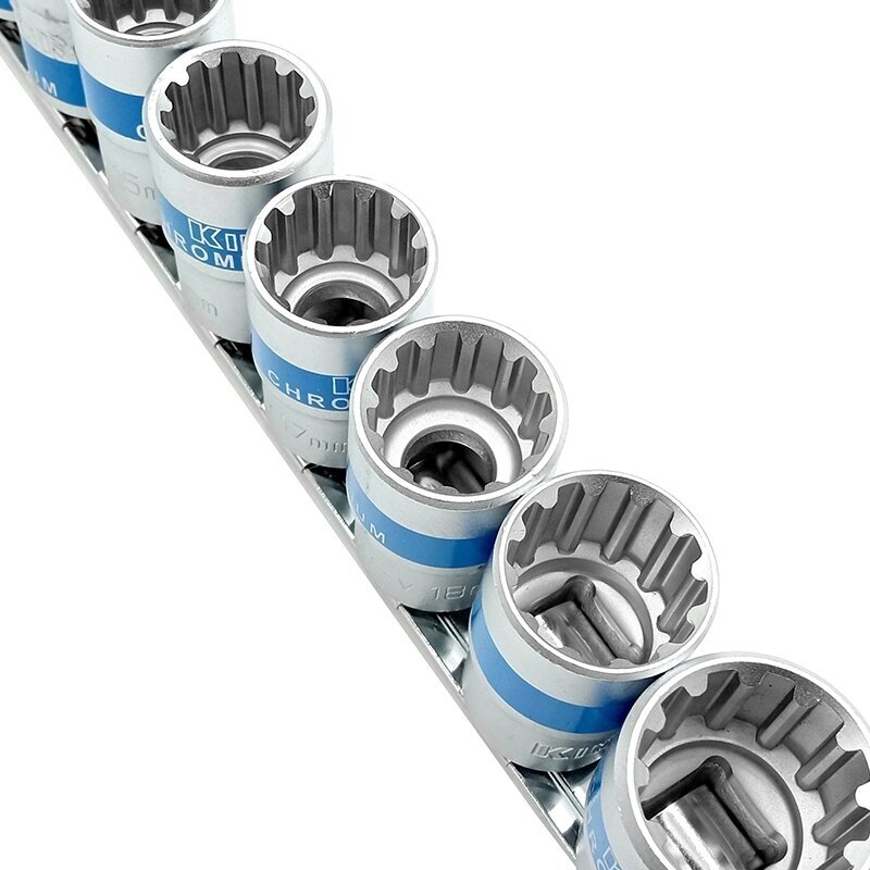 1/2" Galvučių rinkinys 13vnt. SPLINE 2