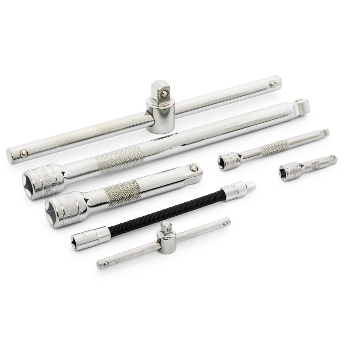 1/4" + 1/2" Galvučių ir įrankių rinkinys 104vnt. 11