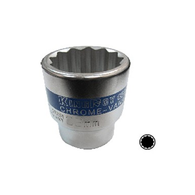 1/4" + 1/2" Galvučių rinkinys 108vnt. 12-kampės