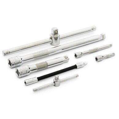 1/4" + 1/2" Galvučių ir įrankių rinkinys 104vnt. 11 1/4" + 1/2" Galvučių ir įrankių rinkinys 104vnt. 11