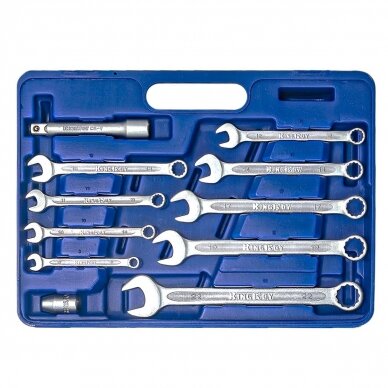 1/4" + 1/2" Galvučių ir raktų rinkinys 82vnt. 5 1/4" + 1/2" Galvučių ir raktų rinkinys 82vnt. 5