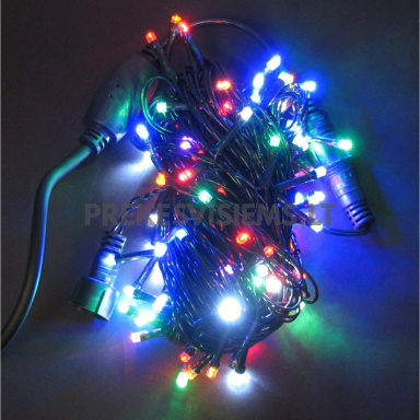 20m 300 LED lauko girlianda spalvota