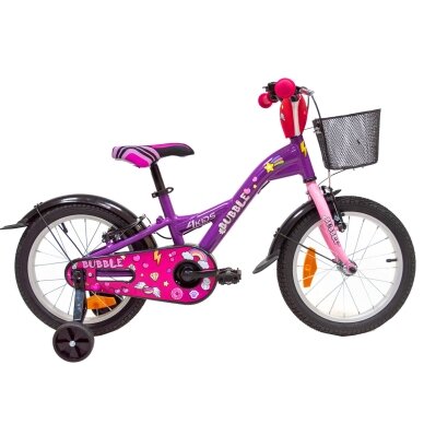 4KIDS Bubble 16" dydis 10" (25.5 cm) (aliuminis, violetinė) 4KIDS Bubble 16" dydis 10" (25.5 cm) (aliuminis, violetinė)
