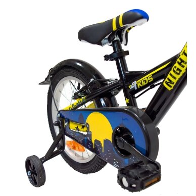 4KIDS Nightman 16" dydis 10" (25.5 cm) (plieninis, juoda/mėlyna) 4