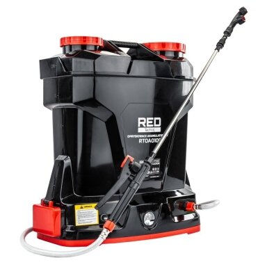 Akumuliatorinis sodo purkštuvas RED TECHNIC RTOA0109 Akumuliatorinis sodo purkštuvas RED TECHNIC RTOA0109