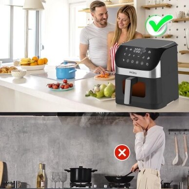 AIRFRYER 6L KD4108 GRUZDINTUVĖ 8