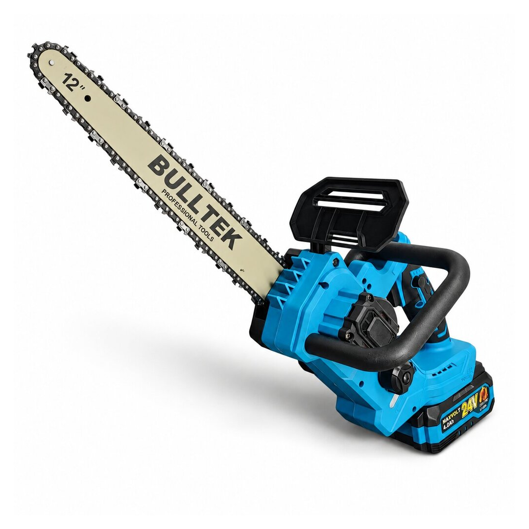 Akumuliatorinis grandininis pjūklas BULLTEK 12" 4.0Ah, BT-25624 4