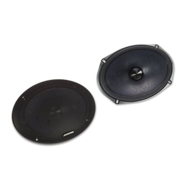 ALPINE X-S69C - 6 x 9" (16 cm x 24 cm) komponentinių 2-juostų X-Serijos garsiakalbių komplektas