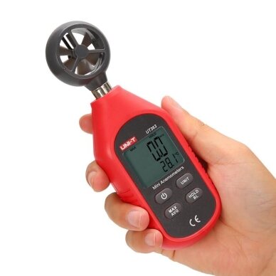 Anemometras mini UNI-T, UT363 3 Anemometras mini UNI-T, UT363 3