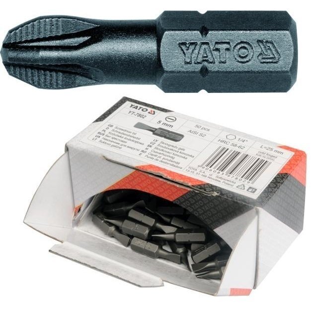 Antgalis POZIDRIV 1 / 4" (6.3mm), 5vnt. Antgalis POZIDRIV 1 / 4" (6.3mm), 5vnt.