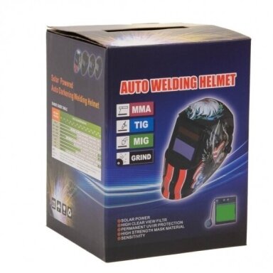 Apsaugos skydelis suvirinimo darbams, elektroninis 9502