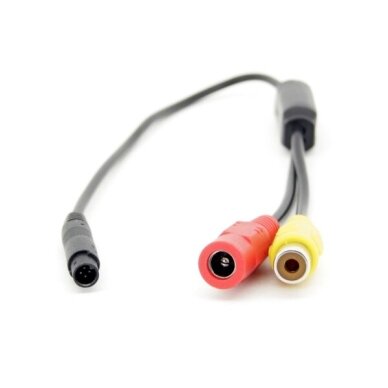 Atbulinės kameros adapteris 4PIN->RCA+AC LA4PRCA01 Atbulinės kameros adapteris 4PIN->RCA+AC LA4PRCA01