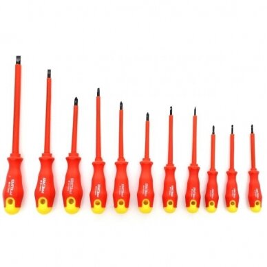 Atsuktuvų rinkinys elektrikui (11vnt) 2 Atsuktuvų rinkinys elektrikui (11vnt) 2