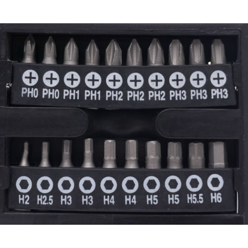Atsuktuvų ir antgalių rinkinys 100 vnt., KD10957 3
