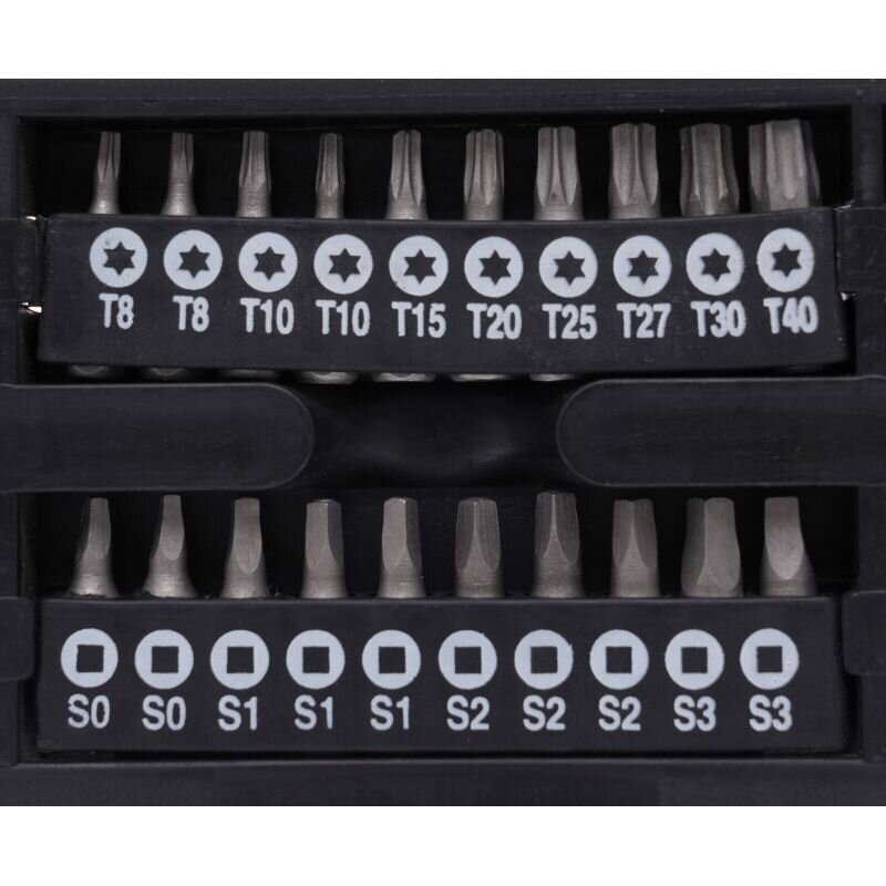 Atsuktuvų ir antgalių rinkinys 100 vnt., KD10957 1 Atsuktuvų ir antgalių rinkinys 100 vnt., KD10957 1