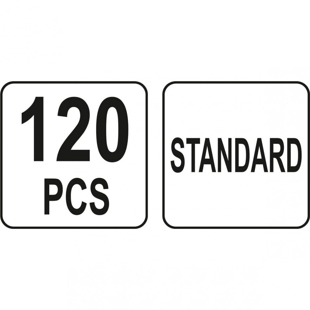 Automobilių saugiklių rinkinys (120vnt) STANDART 3 Automobilių saugiklių rinkinys (120vnt) STANDART 3