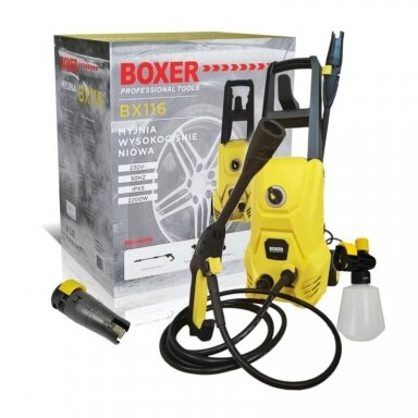 Aukšto slėgio plovimo įrenginys 2200W, BOXER BX-116