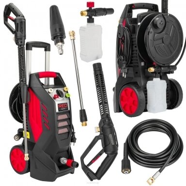 Aukšto slėgio plovimo įrenginys 2500W TURBO RED TECHNIC RTMC0029 Aukšto slėgio plovimo įrenginys 2500W TURBO RED TECHNIC RTMC0029
