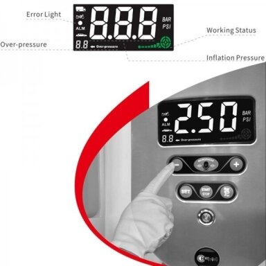Automatinis pastatomas pripūtimo įrenginys 220V