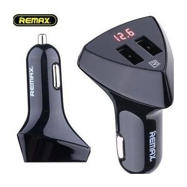 Automobilinis kroviklis Remax Alien su įtampos indikatoriumi 12-24v 3.4A(MAX) 2xUSB