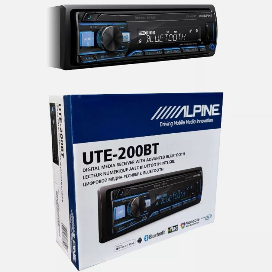 Automagnetola Alpine UTE-200BT