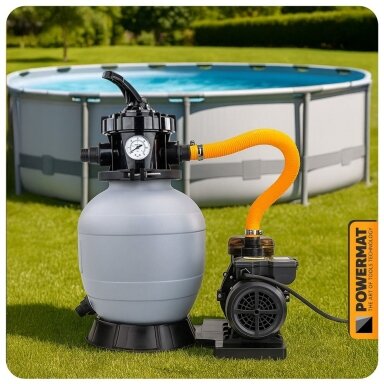 Baseinio smėlio siurblys 10000 l/h, PM-PPDB-400J Baseinio smėlio siurblys 10000 l/h, PM-PPDB-400J