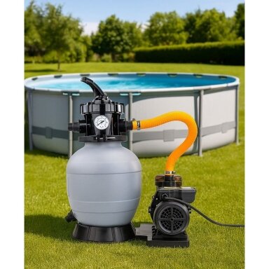 Baseino smėlio siurblys 7900 l/h, PM-PPDB-250J Baseino smėlio siurblys 7900 l/h, PM-PPDB-250J
