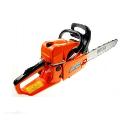 Benzininis grandininis pjūklas 5.9KW BOXER BX-103 su dviem šinom ir grandinėm