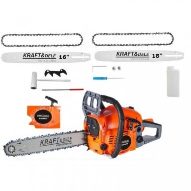 Benzininis grandininis pjūklas 4.4kw KRAFT&DELE, KD10613
