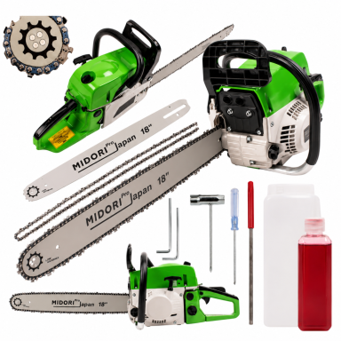 Benzininis grandininis pjūklas Midori Japan, MP-102 6.2AG