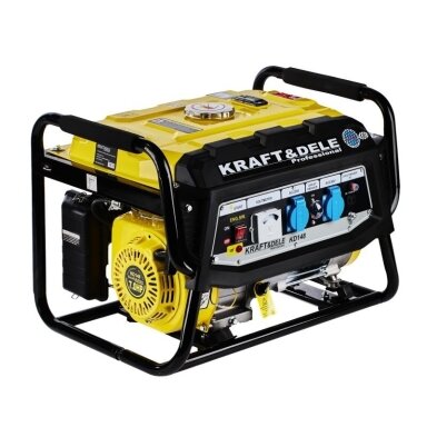 Benzininis vienfazis elektros generatorius 3500W KRAFT&DELE, KD148