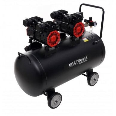 Betepalinis oro kompresorius 100L, 2 x 1500W, KD1387 Betepalinis oro kompresorius 100L, 2 x 1500W, KD1387