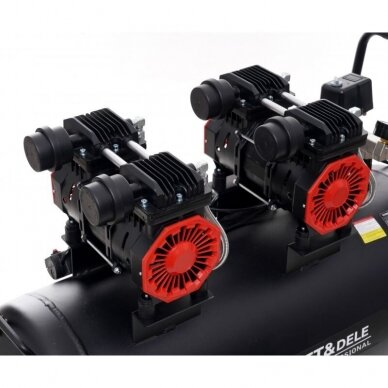 Betepalinis oro kompresorius 100L, 2 x 1500W, KD1387 7