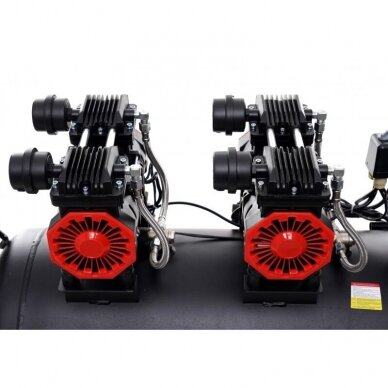 Betepalinis oro kompresorius 100L, 2 x 1500W, KD1387 5
