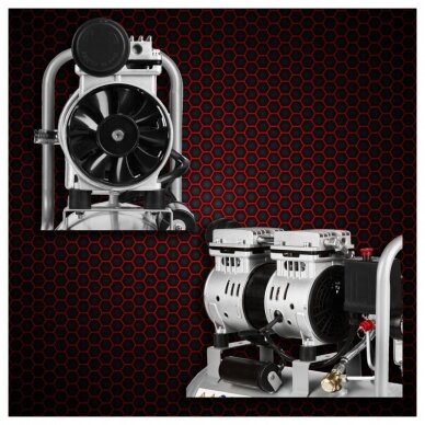 Betepalinis oro kompresorius 24L 1200W, KD1395 10