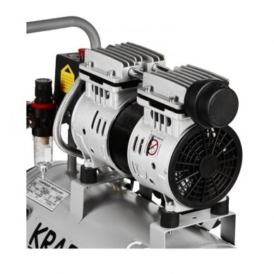 Betepalinis oro kompresorius 24L 1200W, KD1395 6