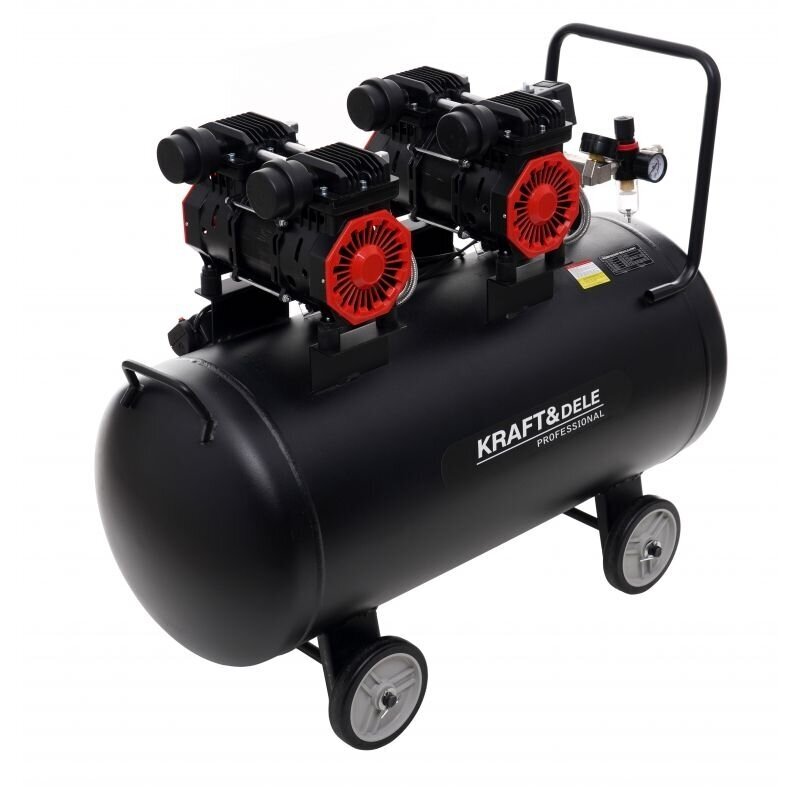 Betepalinis oro kompresorius 100L, 2 x 1500W, KD1387