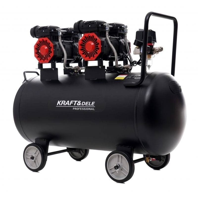 Betepalinis oro kompresorius 100L, 2 x 1500W, KD1387 2