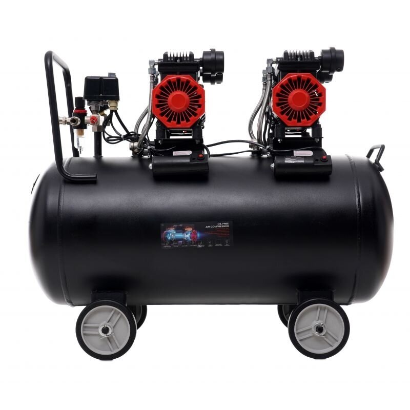 Betepalinis oro kompresorius 100L, 2 x 1500W, KD1387 4