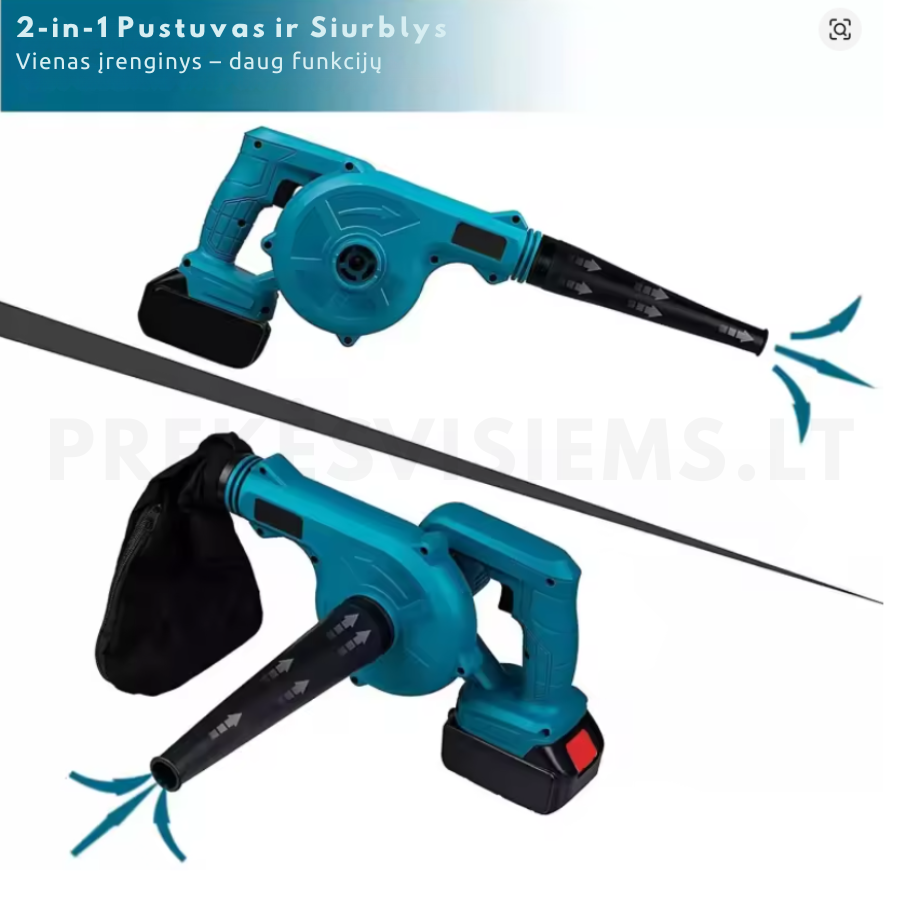 Belaidis lapų pūstuvas 750W Meister Tools, MS-768 1