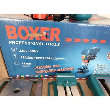 Elektrinės gręžimo stakles Boxer BX-2085 4