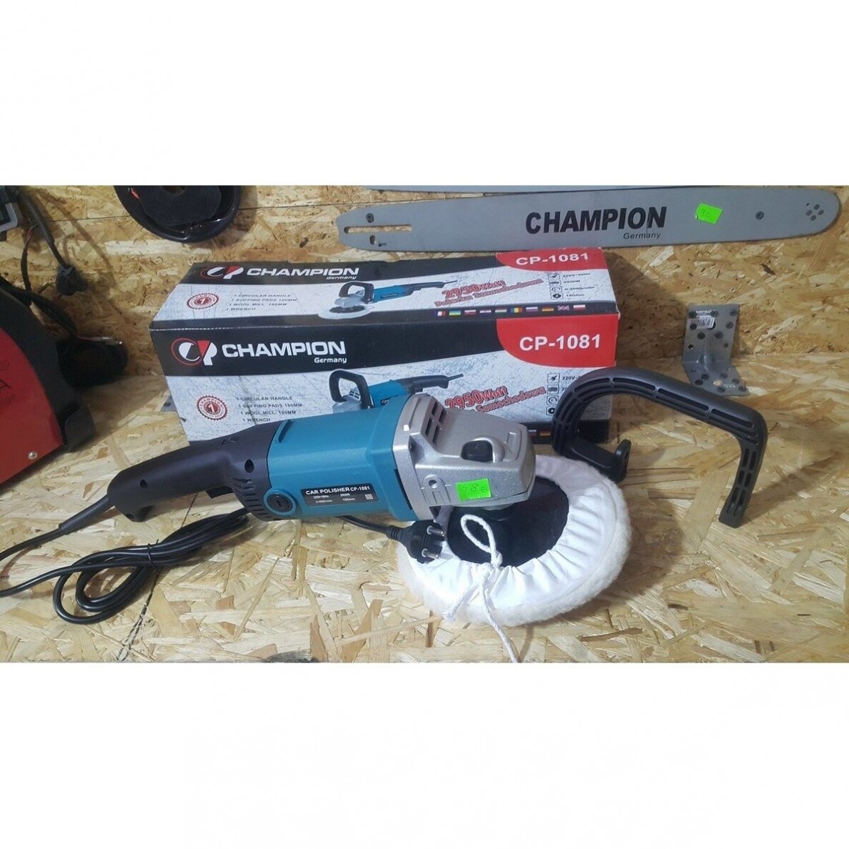 Poliravimo mašinėlė Champion 2950w 4 Poliravimo mašinėlė Champion 2950w 4