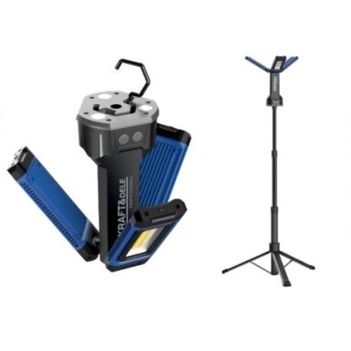 Darbo lempa ant stovo 4500 Lm 2 x 21700 4000 Mah KD1268