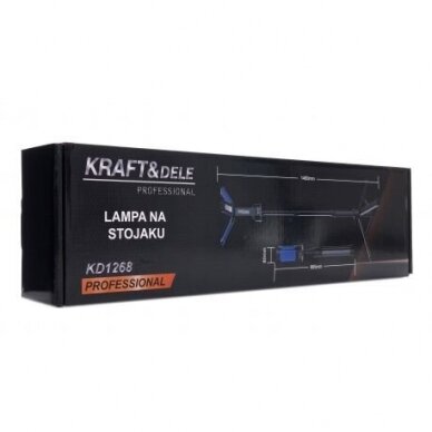Darbo lempa ant stovo 4500 Lm 2 x 21700 4000 Mah KD1268 7