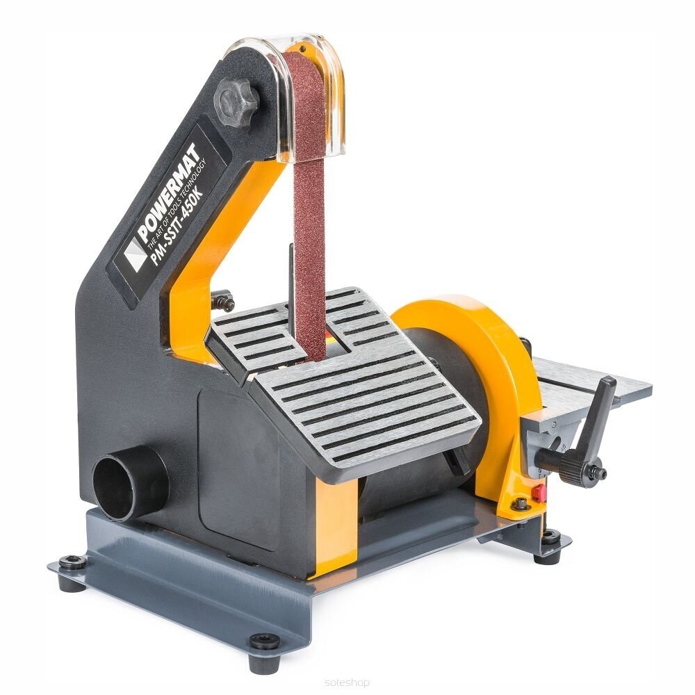 Diskinis ir juostinis šlifuoklis PM-SSTT-450 450W Diskinis ir juostinis šlifuoklis PM-SSTT-450 450W