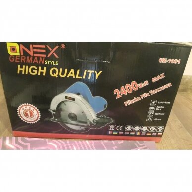 Diskinis pjūklas- Kreiziukas ONEX  OX-1061 2