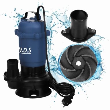Fekalinis elektrinis siurblys WDS 2850W be plūdės, WDS2423
