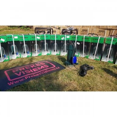 Drenažinis elektrinis vandens siurblys su plūde SUPTEC (švariam vandeniui), SP-15P